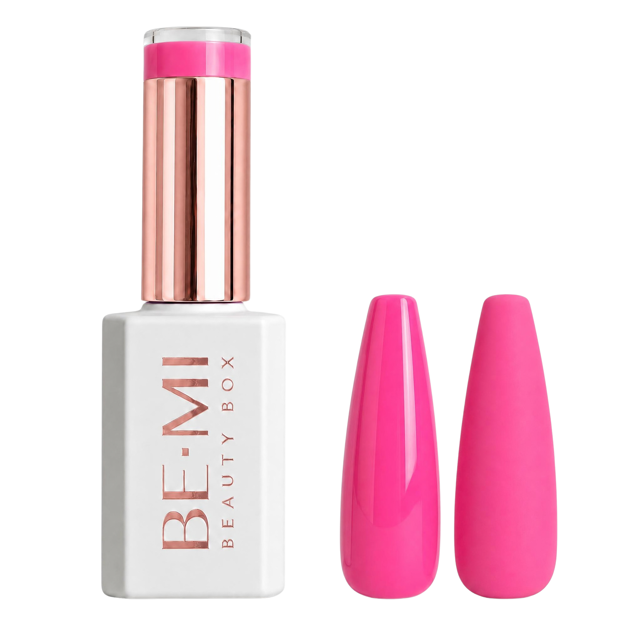 BEMI Dough You Love Me, original bottle and glossy and matte swatches